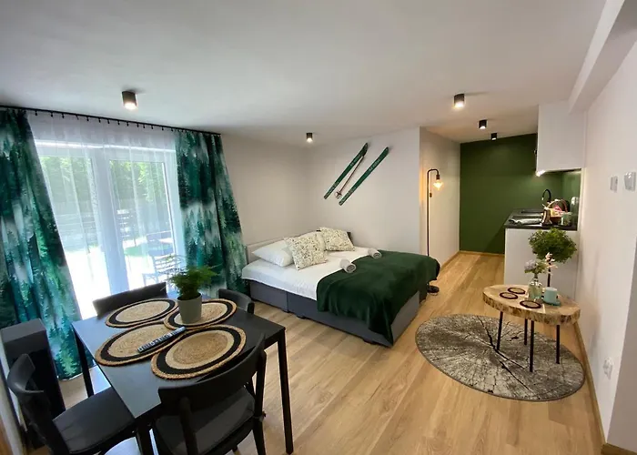 Rozeta Szczyrk Apartament Przy Gondoli Z Sauna , Jacuzzy, Ogrodem I Tarasem - Dawniej U Gazdy 아파트