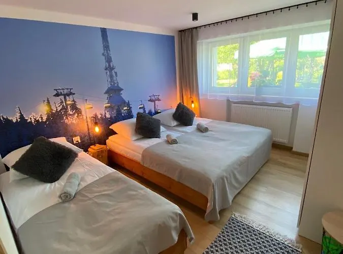 Rozeta Szczyrk Apartament Przy Gondoli Z Sauna , Jacuzzy, Ogrodem I Tarasem - Dawniej U Gazdy 아파트 *